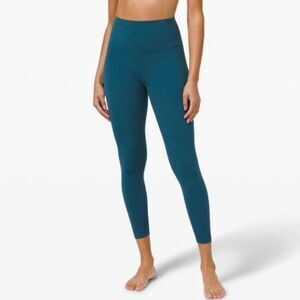 Lululemon Align High Rise Pants Leggings Blue Borealis Size 18 NWT